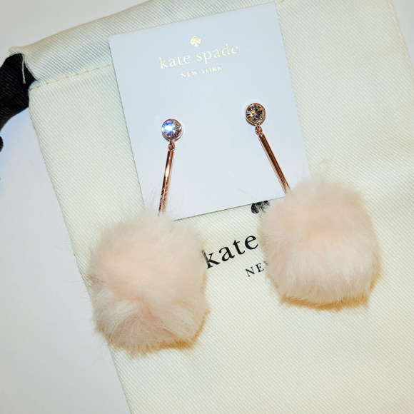 Kate Spade Flying Colors Pouf Earrings - Picture 2 of 6